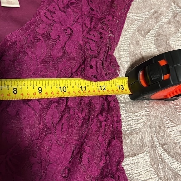 Red Camel Grape Square Neck Midi Lace Size M - Picture 10 of 11